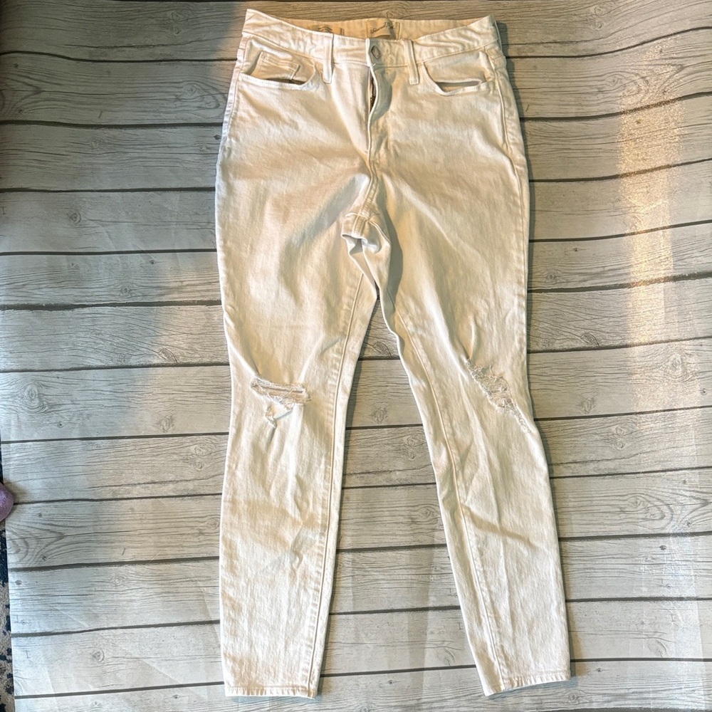 Universal Thread Women's Cream Skinny Jeans